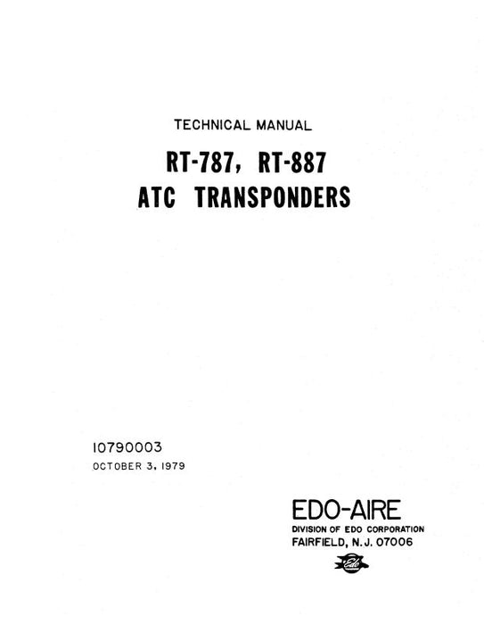 Edo-Aire RT-787 & RT-887 1979 Technical Manual (10790003)
