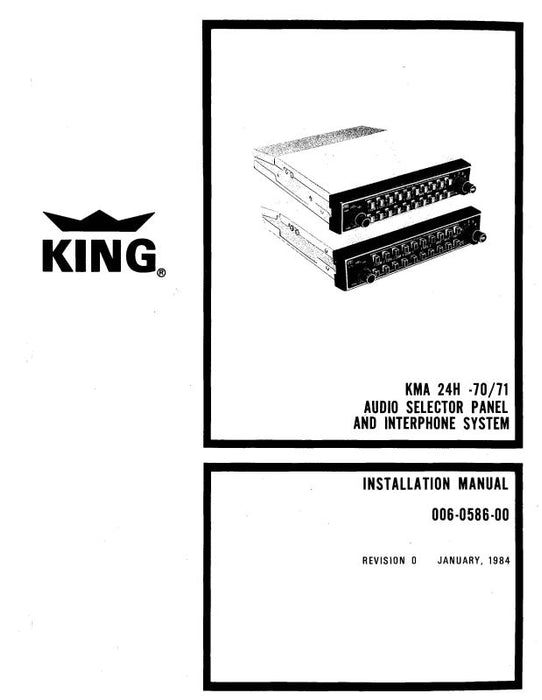 King KMA24H- 70-71 Maintenance Manual (006-00586-0002)
