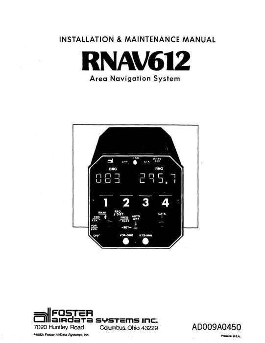 Foster RNAV 612 Area Navigation Sys Maintenance & Installation (AD009A0450)
