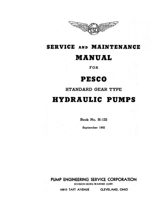 Pesco Standard Gear Type Hydraulic Pump Service & Maintenance (NO.-H-132)