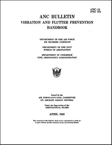 US Government ANC12 Bulletin Vibration & Flutter Handbook (ANC-12)