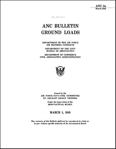 US Government ANC-2A Bulletin 1948 ANC Bulletin (ANC-2A)