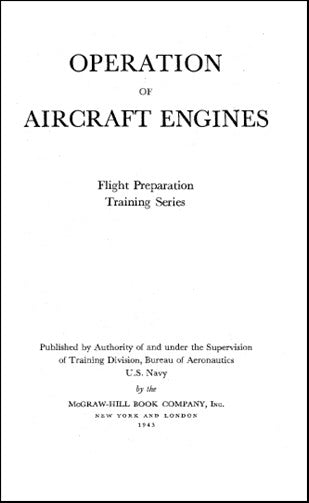 US Government Operation Of Aircraft Engines Training Manual (USOPERATIONACENGINES)