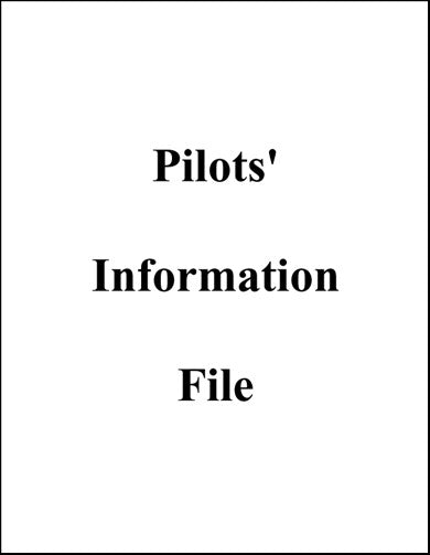 US Government Pilot's Information File 1943 AAF Regulation (62-15)