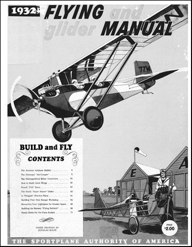 US Government Flying & Glider Handbook 1932 Handbook (USFLYING&GLIDER-HB-C)