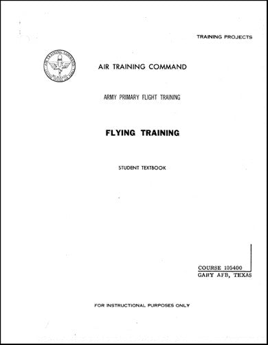 US Government Army Primary Flight Training Student Textbook (105400)