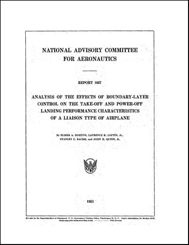 US Government Analysis Of The Effects NACA Report (NO.-1057)