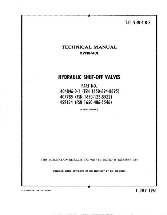 Bendix Hydraulic Shut-Off Valves Overhaul (9H8-4-8-3)