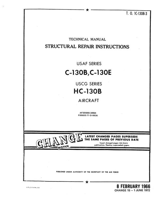 Lockheed C-130B, C-130E, HC-130B Structural Repair (1C-130B-3)