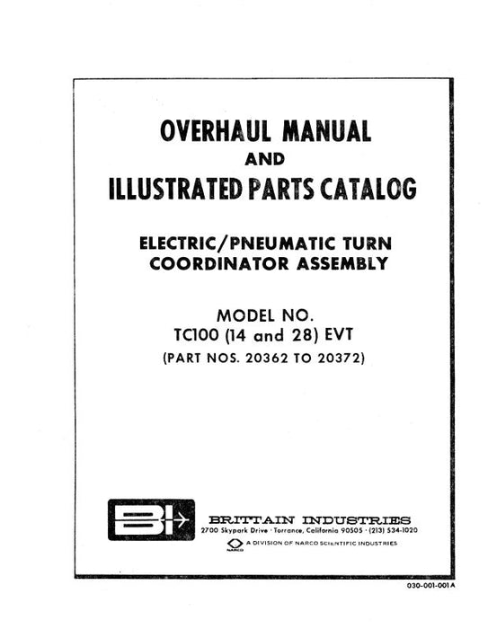 Brittain Industries TC100 (14 and 28) EVT Overhaul With Illustrated Parts