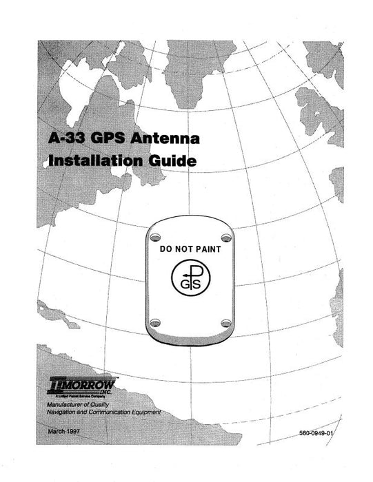 II Morrow Inc A-33 GPS Antenna Installation Guide (560-0949-01)