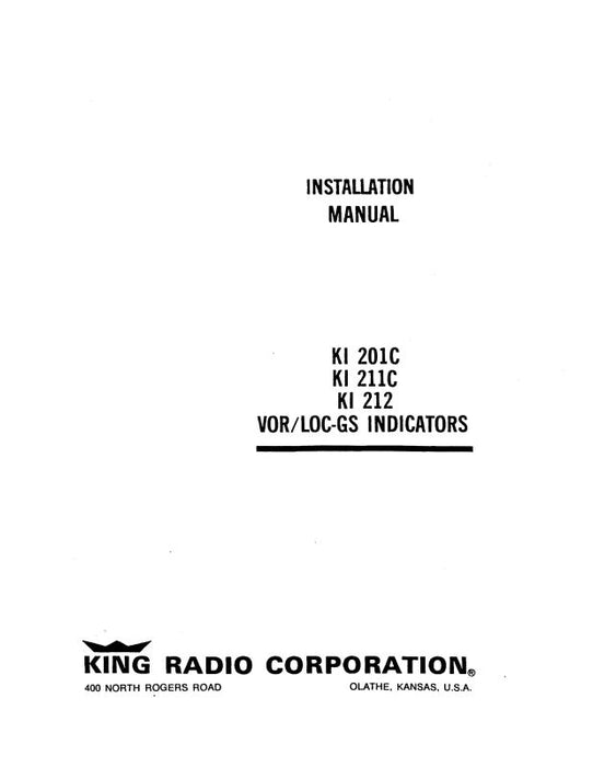 King KI201C,211C,212 Installation (006-5052-02-IN)