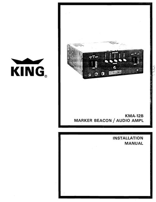 King KMA-12B Marker Beacon Instruction Manual (KIKMA12BINC)