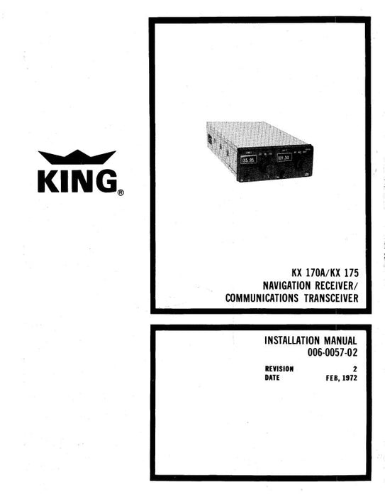 King KX170A,175 Installation (006-0057-2)