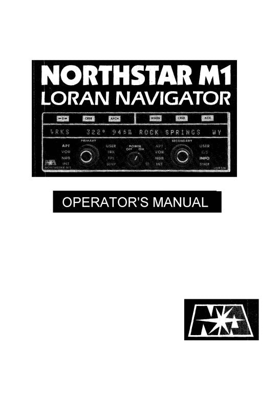 Rocstar Flight User Guide.pdf Northstar Avionics Northstar M1 Loran Navigator Operator's Manual (NSM ...