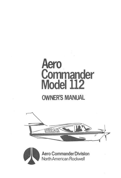 Aero Commander 112 Commander Owner's Manual (AC112-O-C)