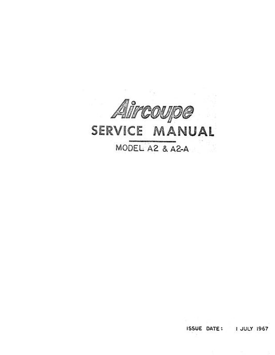 Alon Aircoupe Alon A2 Aircoupe Maintenance Manual (ALA2-M)