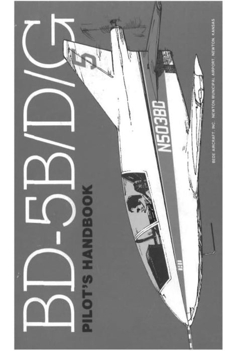 Bede Aircraft BD-5B-D-G Pilot's Handbook (BD5BDG-PH-C)