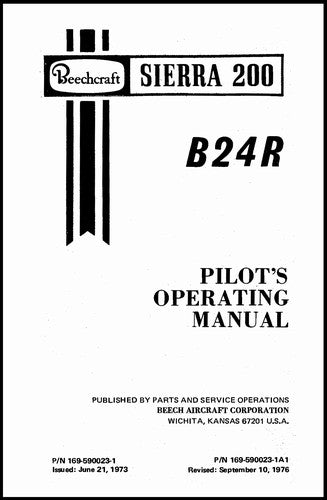 Beech B24R Sierra 200 Pilot's Operating Handbook (169-590023-1)