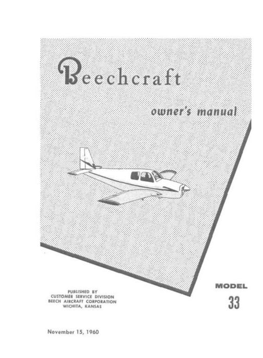 Beech 33 Debonair Owners Manual (BE33-O-C)