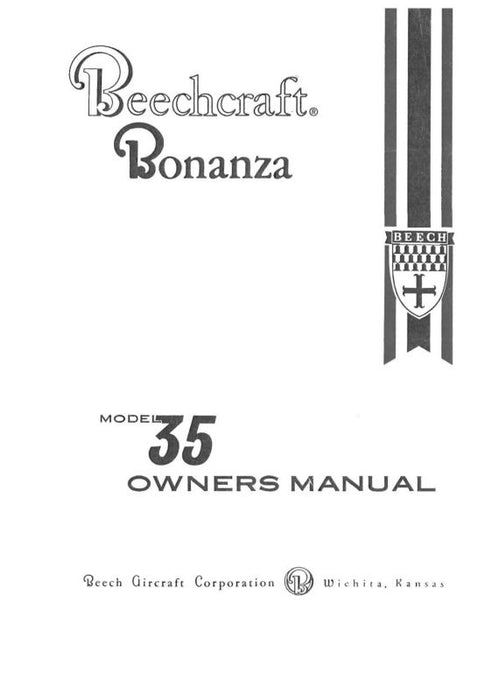 Beech 35 Bonanza Owner's Manual (35-590101-1A)