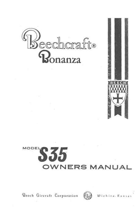 Beech S-35 Owner's Manual (35-590110-1)