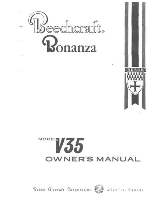 Beech V-35 Owner's Manual (35-590118-17)