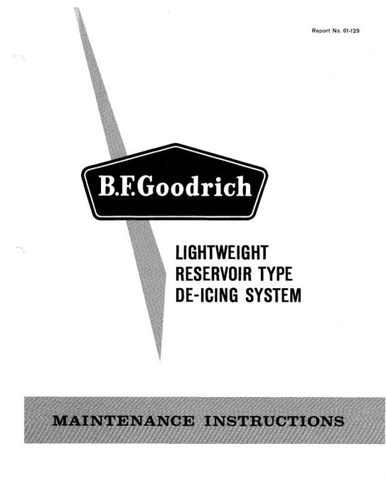 B.F. Goodrich Lightweight Reservoir De-Icing Maintenance Instructions (61-129)