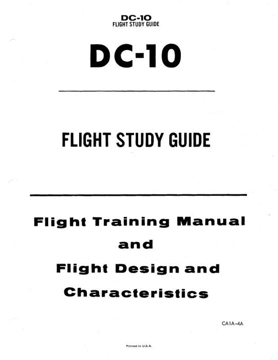 McDonnell Douglas Dc-10-30 Flight Crew Operating (MCDC10-30 FC C)