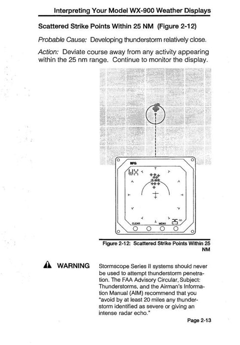 B.F. Goodrich WX-900 Pilot's Guide 1991 (78-8060-6027-9)