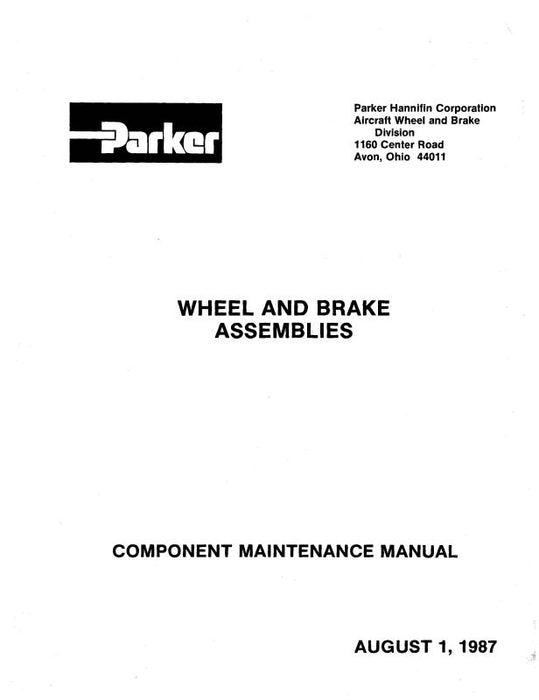 Parker Aerospace Cleveland Wheels & Brakes Assemblies Component Maintenance Manual (PKCLEVBRAKES-CMC)