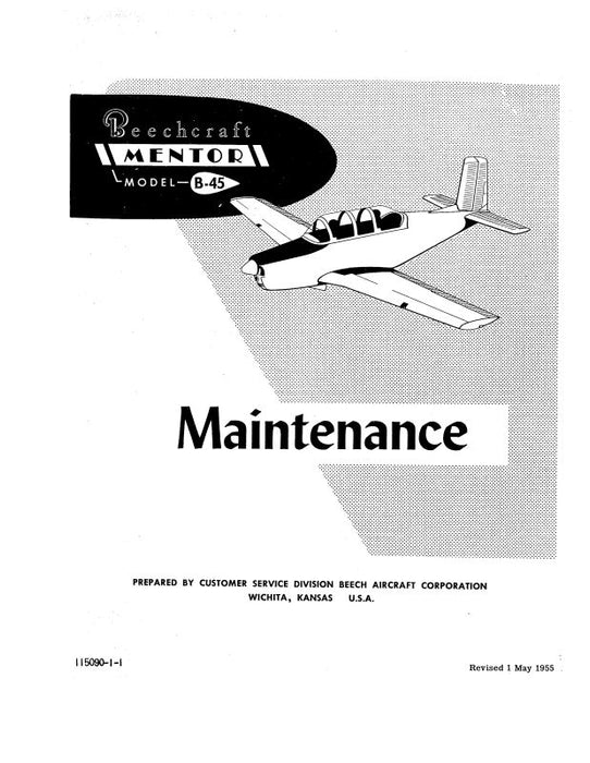 Beech B-45 Maintenance Manual (115090-1-1)