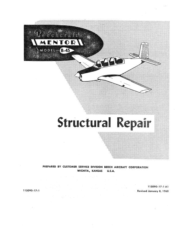 Beech B-45 Structural Repair Structural Repair (115090-17-1) — Essco ...