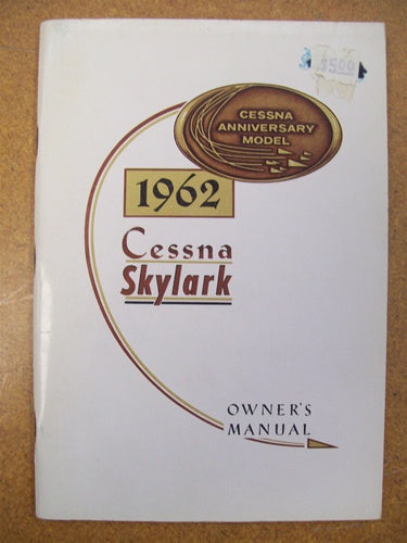 Cessna 175C 1962 Owner's Manual Used Original