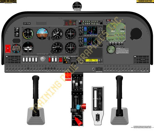 Aviation Training Graphics Diamond DA40-180 Diamond Star Handheld Cockpit Poster