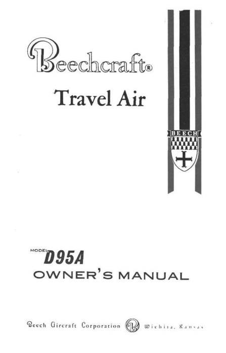 Beech D95A Travel Air Owner's Manual (95-590014-61)
