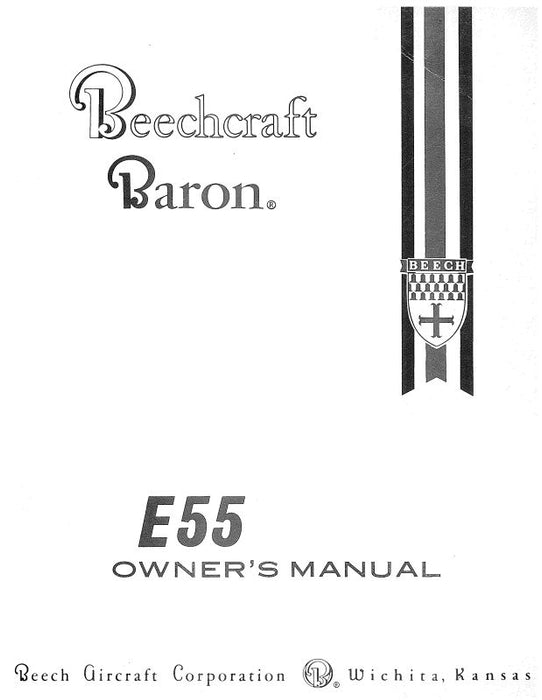 Beech E55 Owner's Manual (96-590010-1B)