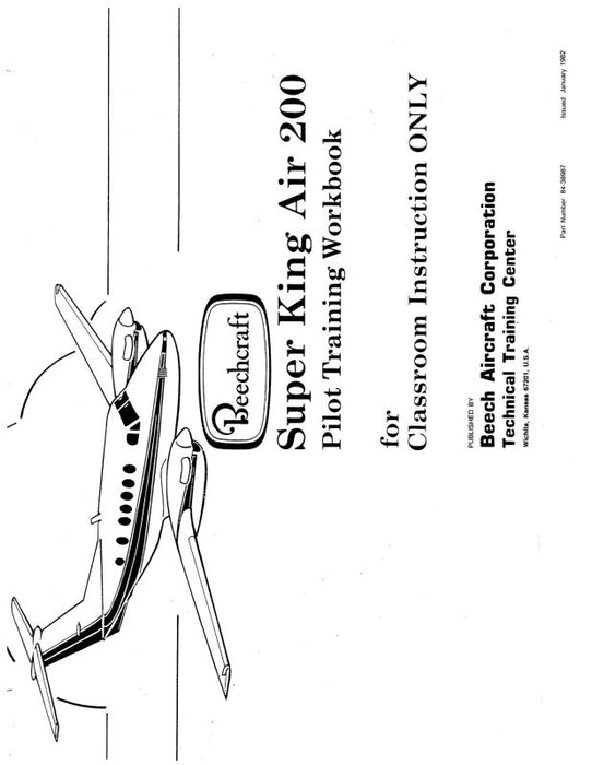 Beech 200 Super King Air Pilot Training Workbook (84-38987)