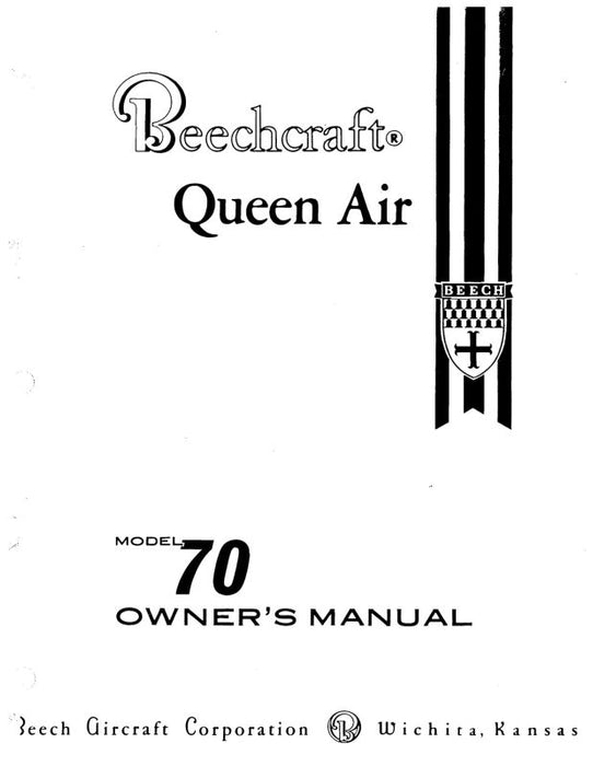 Beech Queen Air 70 Series Owner's Manual (70-590021-7)