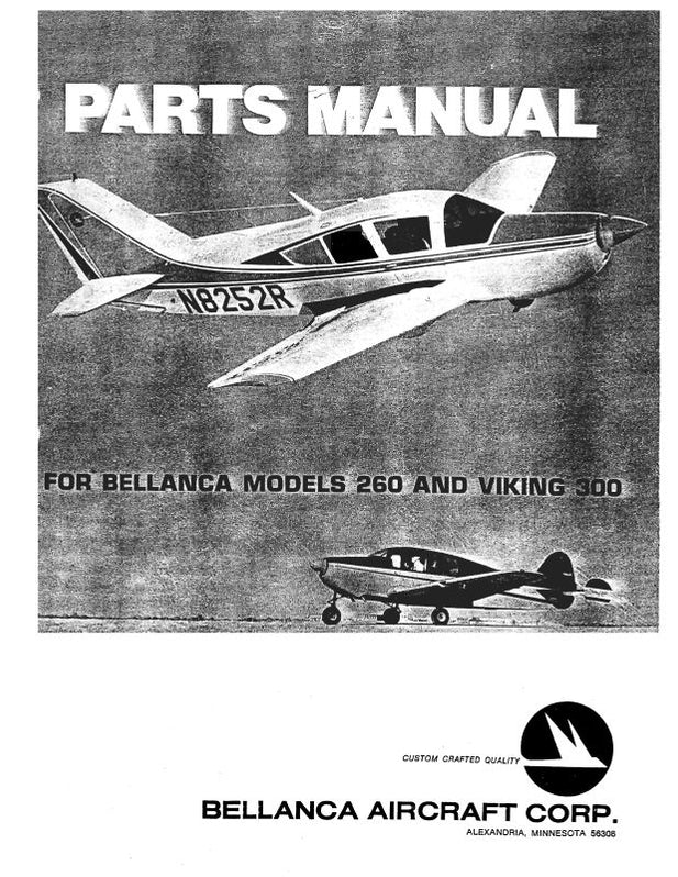Bellanca 260 & Viking 300 Parts Catalog (260300) — Essco Aircraft