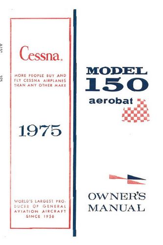 Cessna A150M Aerobat 1975 Owner's Manual