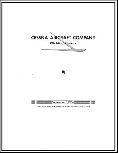 Cessna 170B 1952-56 Parts Catalog