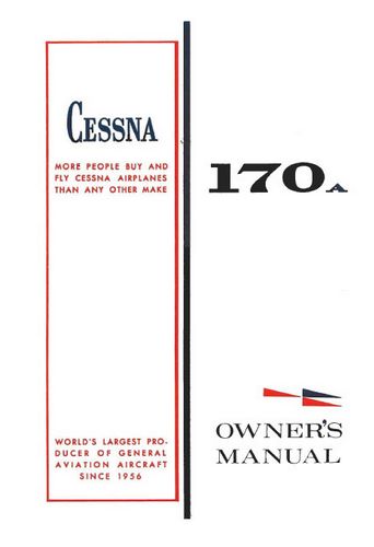 Cessna 170A 1949-51 Owner's Manual