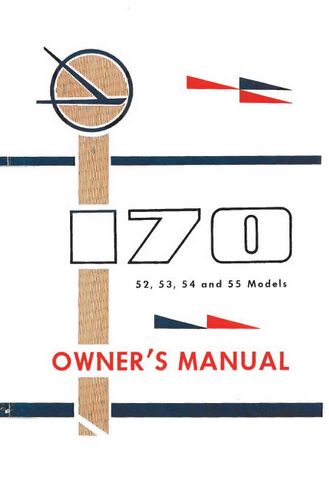 Cessna 170B 1952-55 Owner's Manual