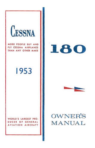 Cessna 180 1953 Owner's Manual
