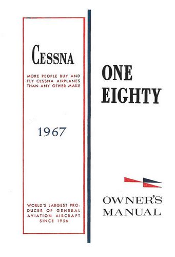 Cessna 180H 1967 Owner's Manual