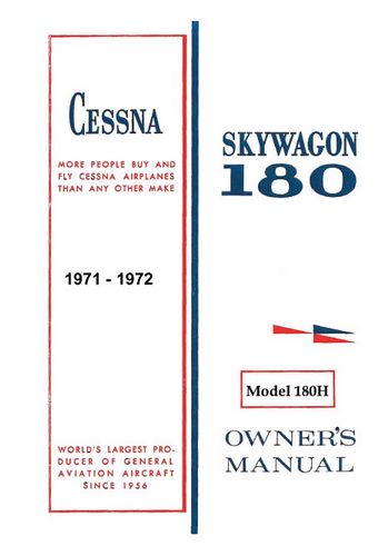 Cessna 180H Skywagon 1971-72 Owner's Manual