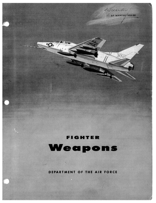 Fighter Weapons Department of the Air Force AF 335-25