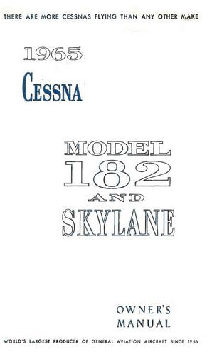 Cessna 182H Skylane 1965 Owner's Manual