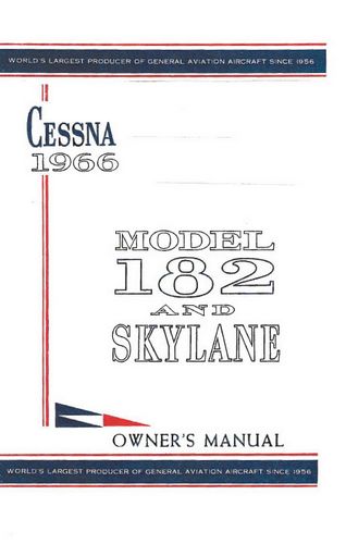 Cessna 182J & Skylane 1966 Owner's Manual